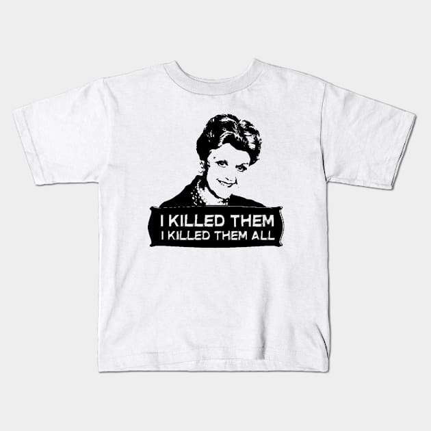 Murder She Wrote 2 Kids T-Shirt by Hoang Bich